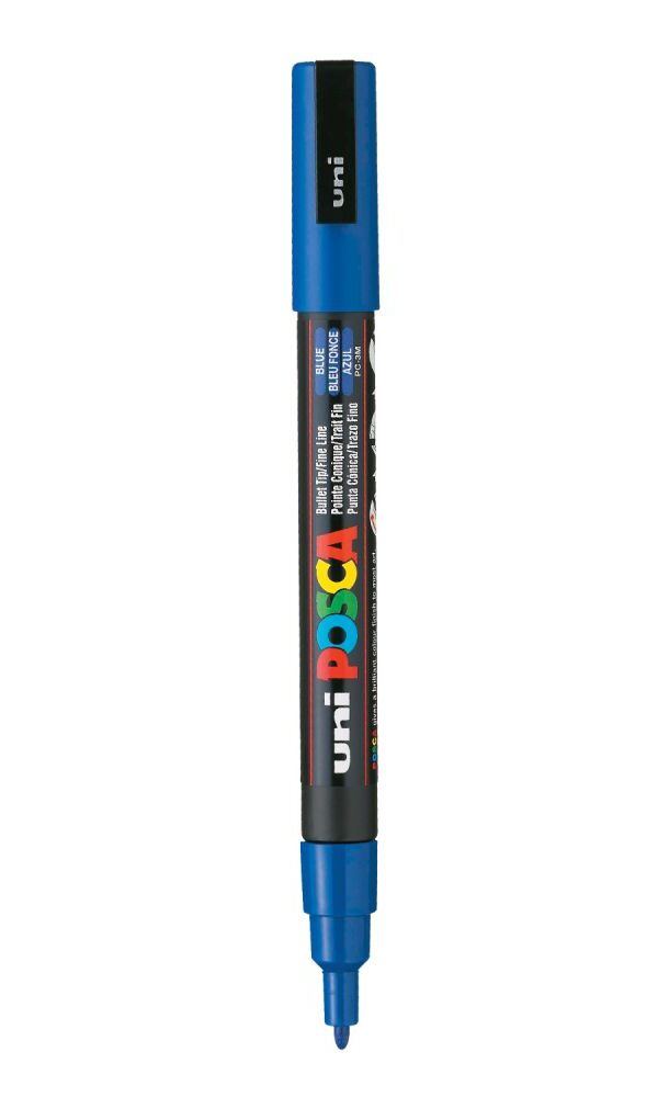 Marqueur Posca Uni-Ball 3M - Bleu Foncé