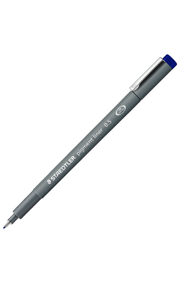 Staedtler 308 Coloured Pigment Liner 0.5 - Bleu