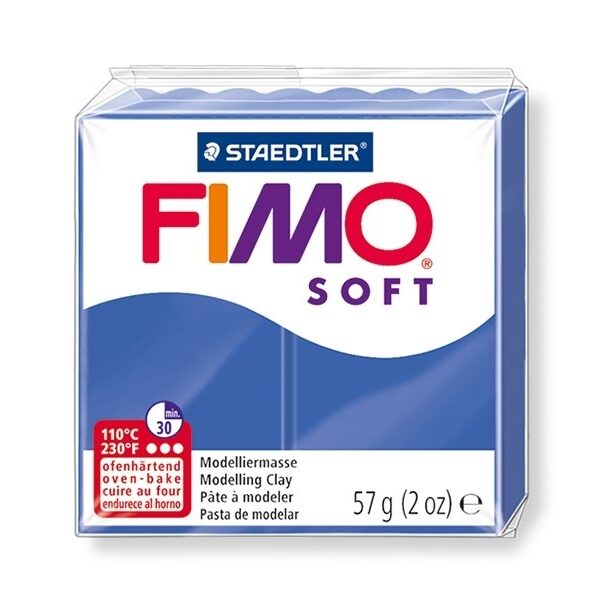 Pâte Fimo Soft 57g - Bleu Brillant - 33