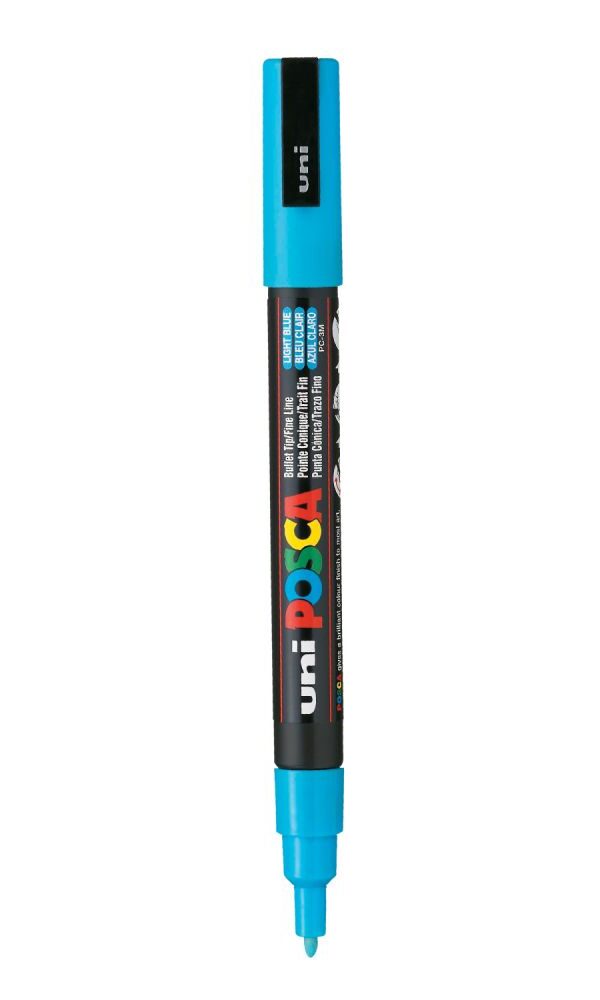 Marqueur Posca Uni-Ball 3M - Bleu Ciel