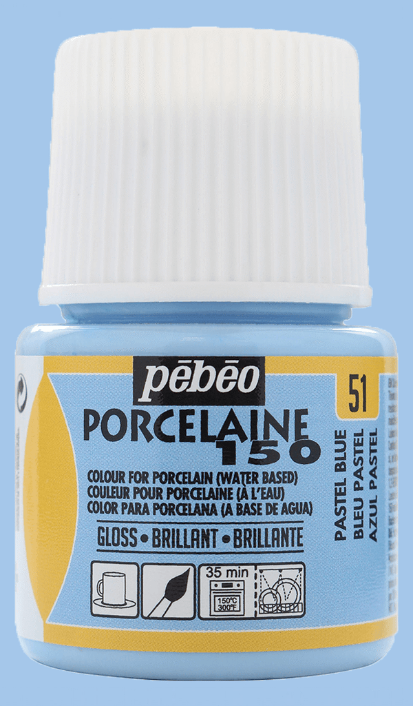 PEBEO PORCELAINE 45ML - BLEU PASTEL 51