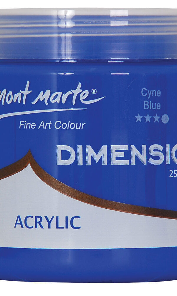 Mont Marte Dimension Acrylique 250ml - Cyan Blue