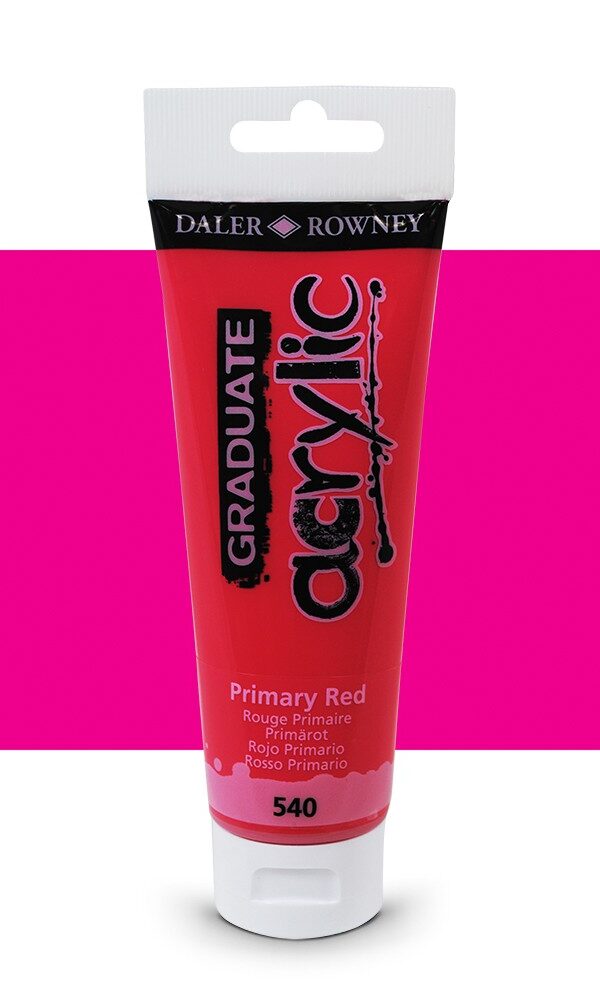 Graduate Acrylic Daler Rowney - Rouge Primaire