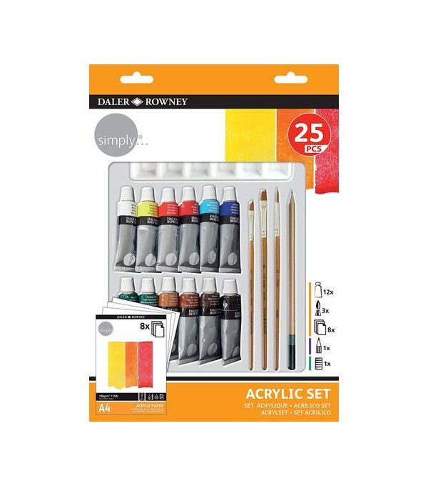 Daler Rowney Coffret d'art Acrylique