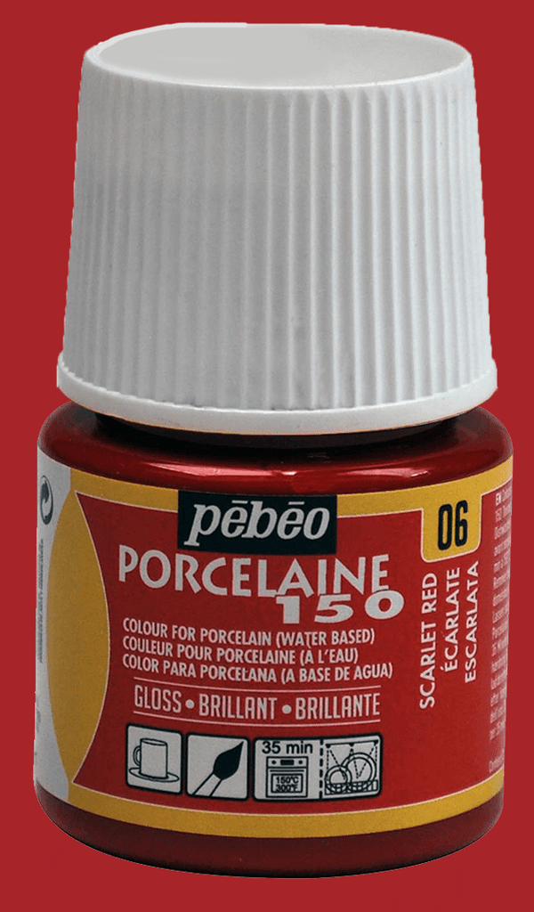 PEBEO PORCELAINE 45 ML - ROUGE ECARLATE 06