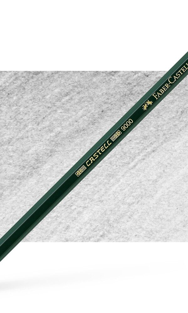 Crayon graphite Castell 9000 F - Faber Castell