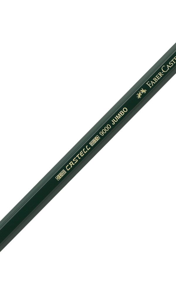 Crayon graphite Castell 9000 Jumbo - 6B - Faber Castell