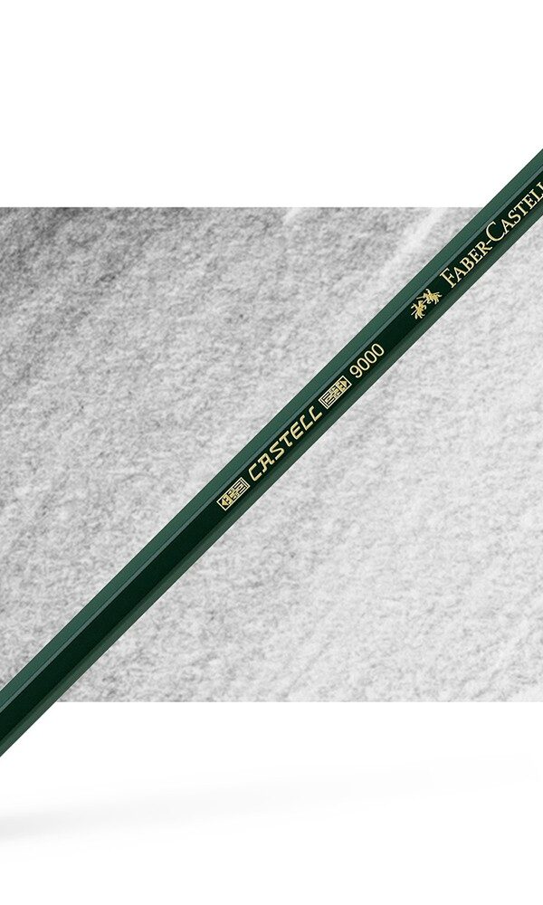 Crayon graphite Castell 9000 H - Faber Castell