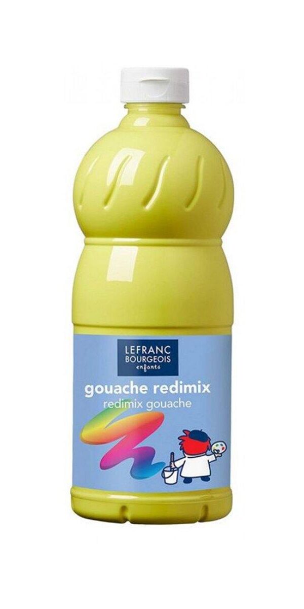 Gouache Redimix LEFRANC & BOURGEOIS 1L - Jaune Citron