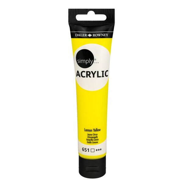 Simply Acrylic Daler Rowney - Jaune Citron