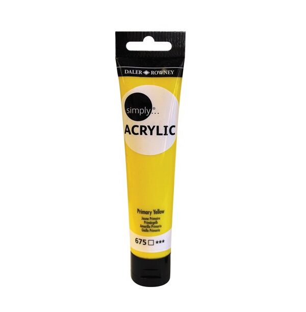 Simply Acrylic Daler Rowney - Jaune Primaire
