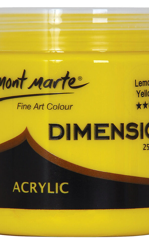 Mont Marte Dimension Acrylique 250ml - Lemon Yellow