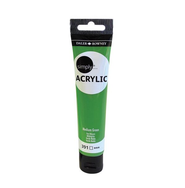 Simply Acrylic Daler Rowney - Vert Moyen