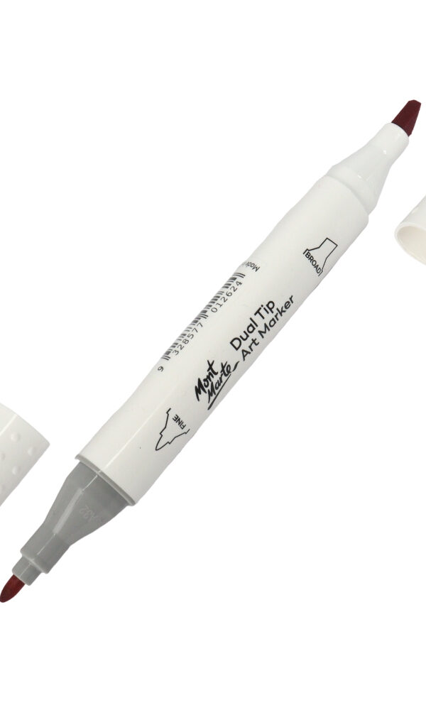 Dual Tip Art Marker Premium - Rose Red 3