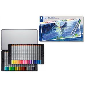 Boite de crayons aquarelles de 60 couleurs - Staedtler