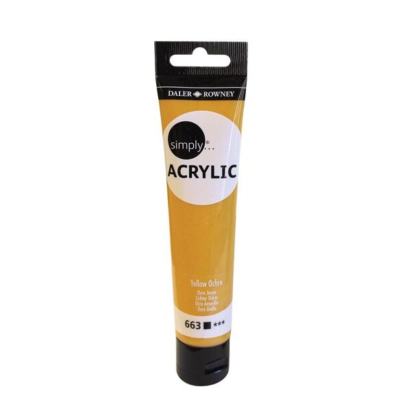 Simply Acrylic Daler Rowney - Ocre Jaune