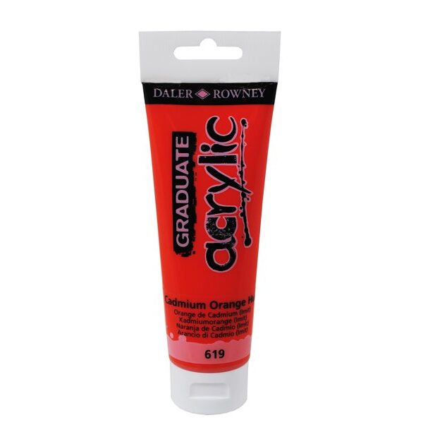 Graduate Acrylic Daler Rowney - Orange de Cadmium