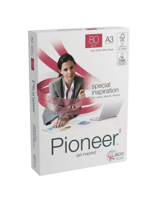 Ramette 500 Feuilles papier A4 80g – « Pioneer »