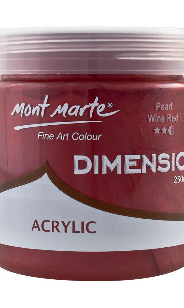 Mont Marte Dimension Acrylique 250ml - Pearl Red Wine
