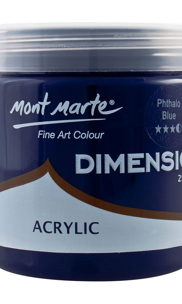 Mont Marte Dimension Acrylique 250ml - Phtalo Blue