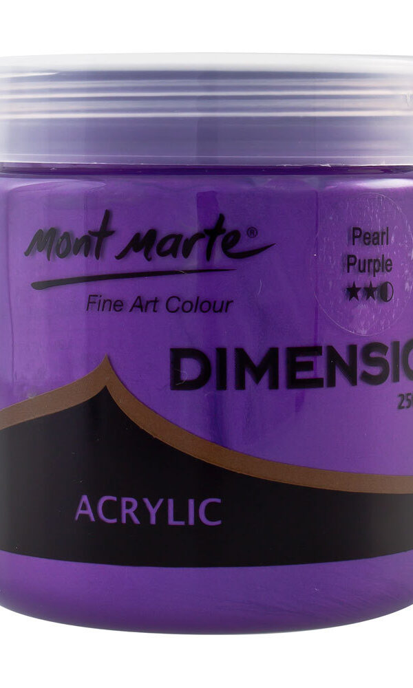 Mont Marte Dimension Acrylique 250ml - Pearl Purple