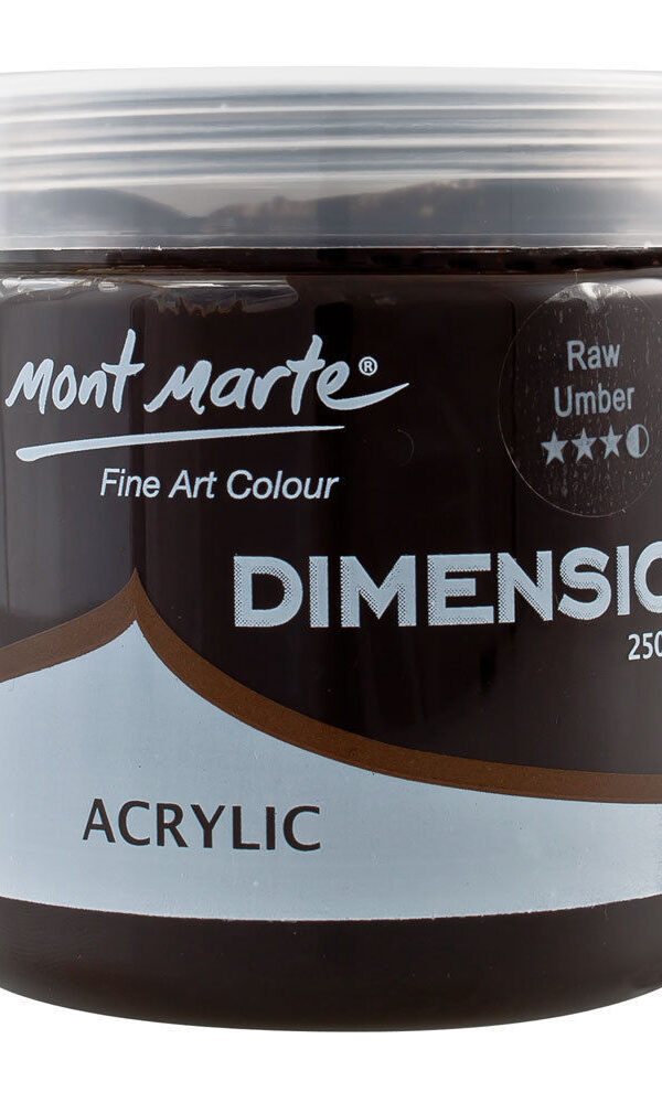 Mont Marte Dimension Acrylique 250ml - Raw Umber