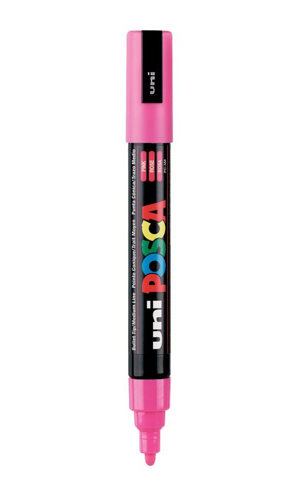 Marqueur Posca Uni-Ball 5M - Rose