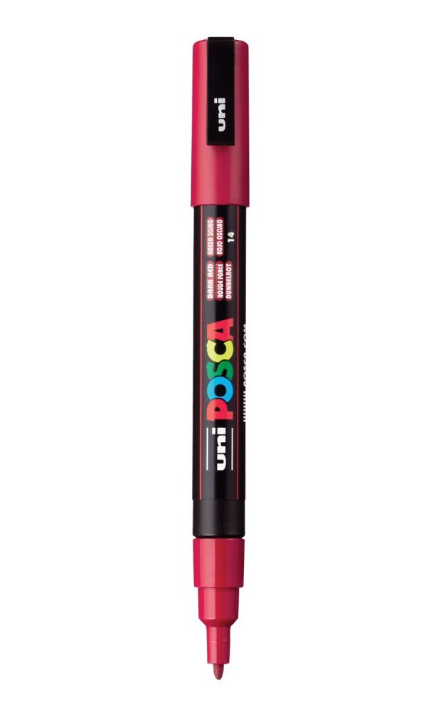 Marqueur Posca Uni-Ball 3M - Rouge