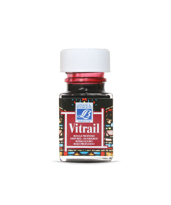 Peinture sur verre Vitrail - LeFranc & Bourgeois - Rouge Profond