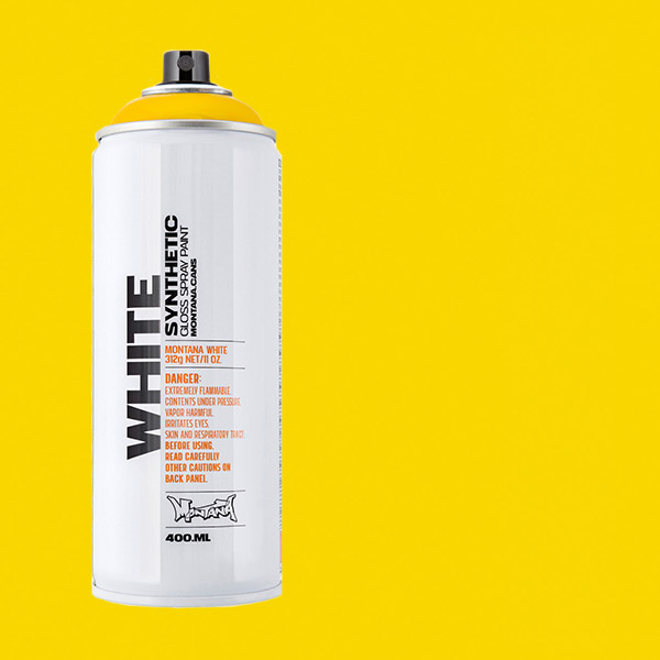 Bombe de peinture Acrylique White Safran 1020 - 400 ml - Montana