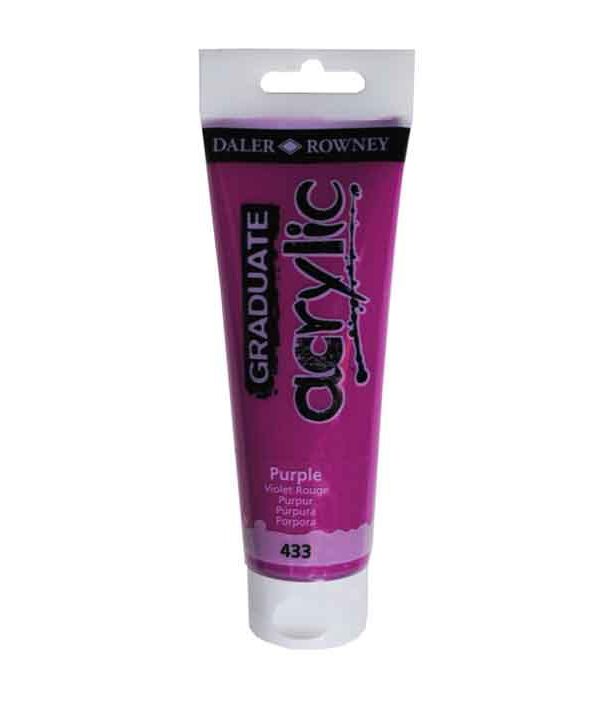 Graduate Acrylic Daler Rowney - Violet Rouge