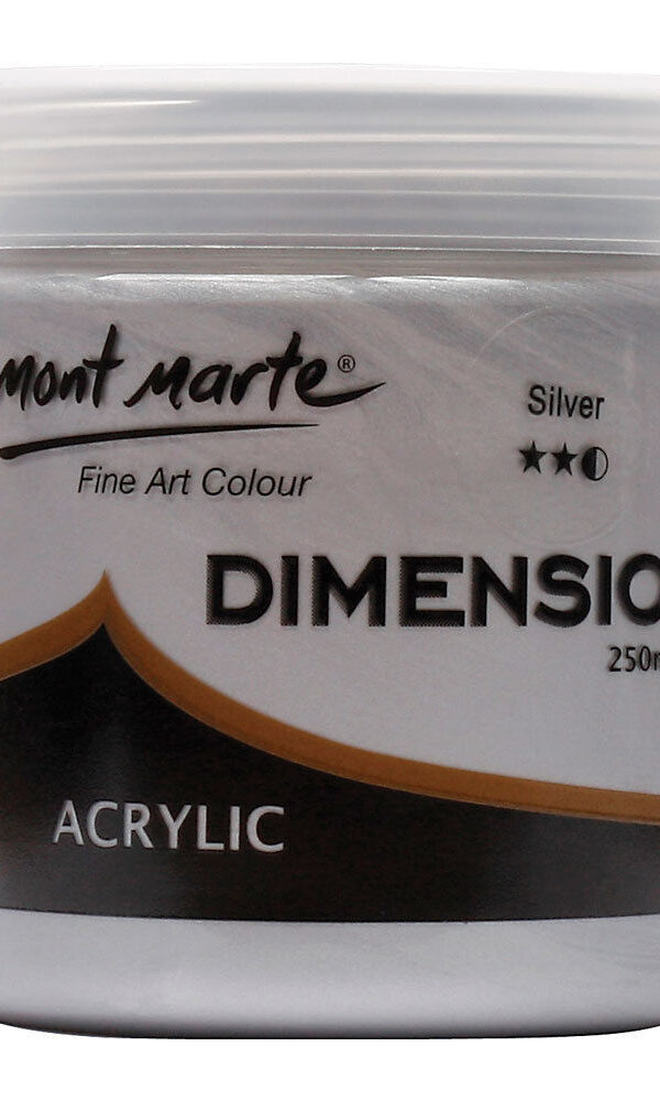 Mont Marte Dimension Acrylique 250ml - Silver