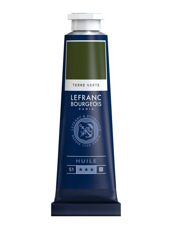 Peinture à l'huile Fine Terre Verte 40ml - Lefranc & Bourgeois