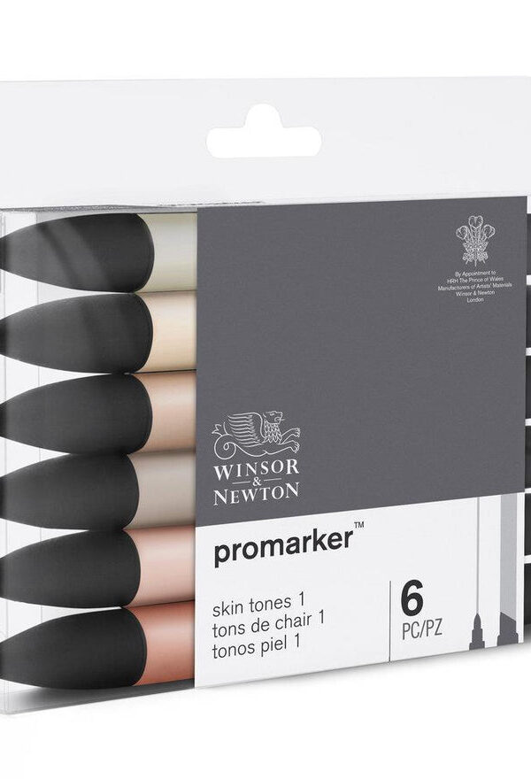 Winsor & Newton ProMarker 6 Skin Tone Set 1