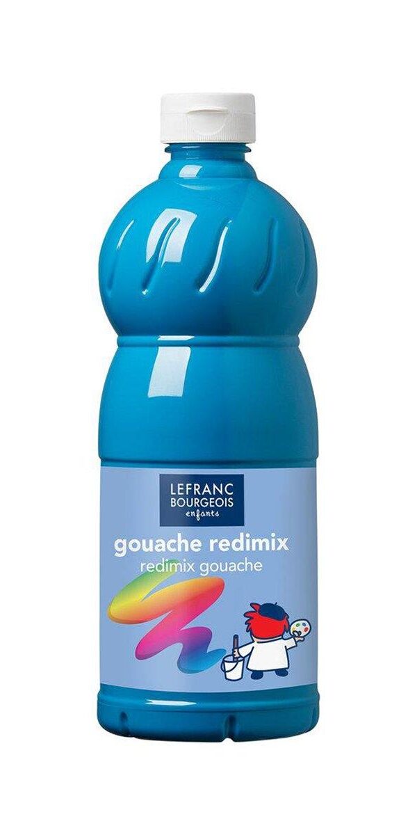 Gouache Redimix LEFRANC & BOURGEOIS 1L - Turquoise
