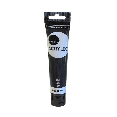 Daler-Rowney Peinture Acrylique Simply 75ml - Noir