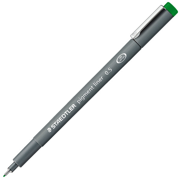 Staedtler 308 Coloured Pigment Liner 0.5 - Vert