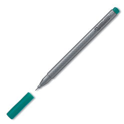 Feutre Grip Finepen 0.4mm Faber Castell - Vert Emeraude