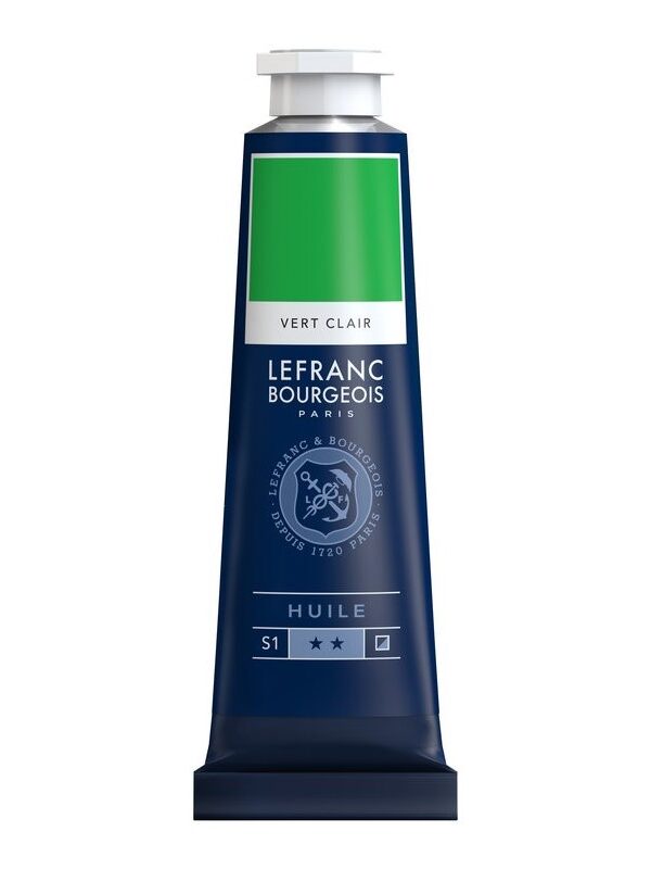 Peinture à l'huile Fine Vert Clair 40ml - Lefranc & Bourgeois