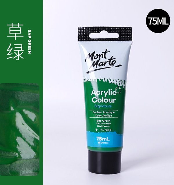 Mont Marte Studio Acrylic Paint 75ml - Vert de vessie