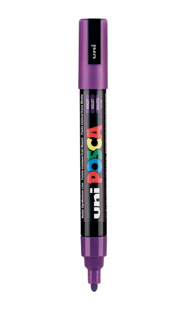 Marqueur Posca Uni-Ball 5M - Violet