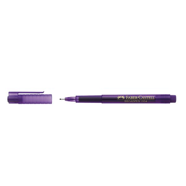 Feutre Broadpen 1554 0.8mm - Faber-Castell - Violet