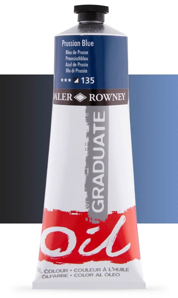 Peinture à L'huile Daler Rowney 200ml - Bleu De Prusse