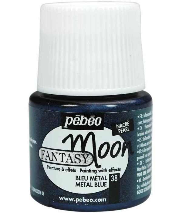 Fantasy Moon Pebeo 45 ML - Bleu Métal