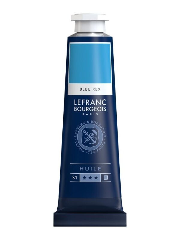 Peinture à l'huile Fine Bleu Rex 40ml - Lefranc & Bourgeois