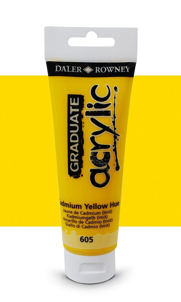 Graduate Acrylic Daler Rowney - Jaune de Cadmium