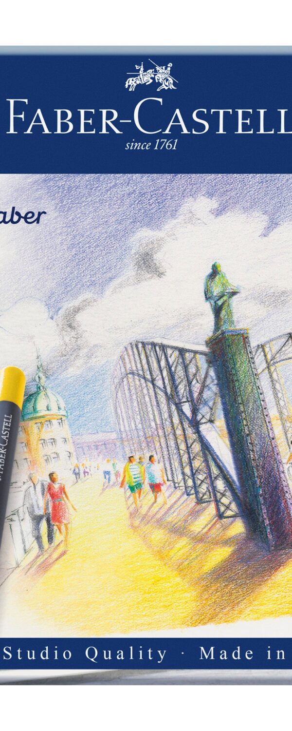 Crayon de couleur Goldfaber boîte métal de 48 pièces - Faber Castell