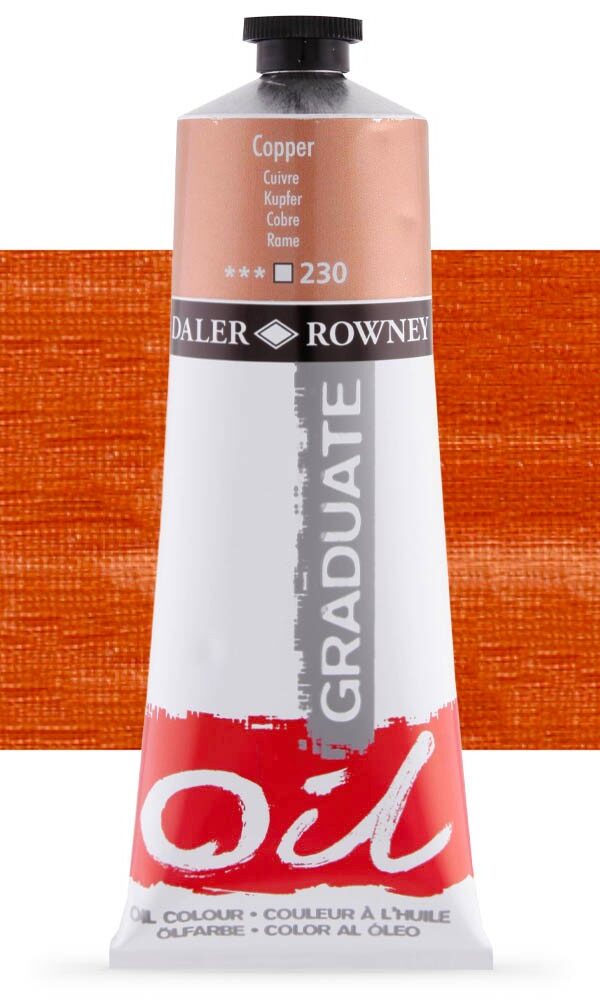 Peinture à L'huile Daler Rowney 200ml - Cuivre 230