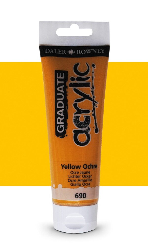 Graduate Acrylic Daler Rowney - Ocre Jaune