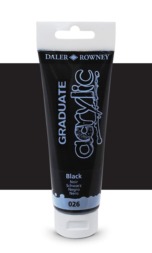 Graduate Acrylic Daler Rowney - Noir